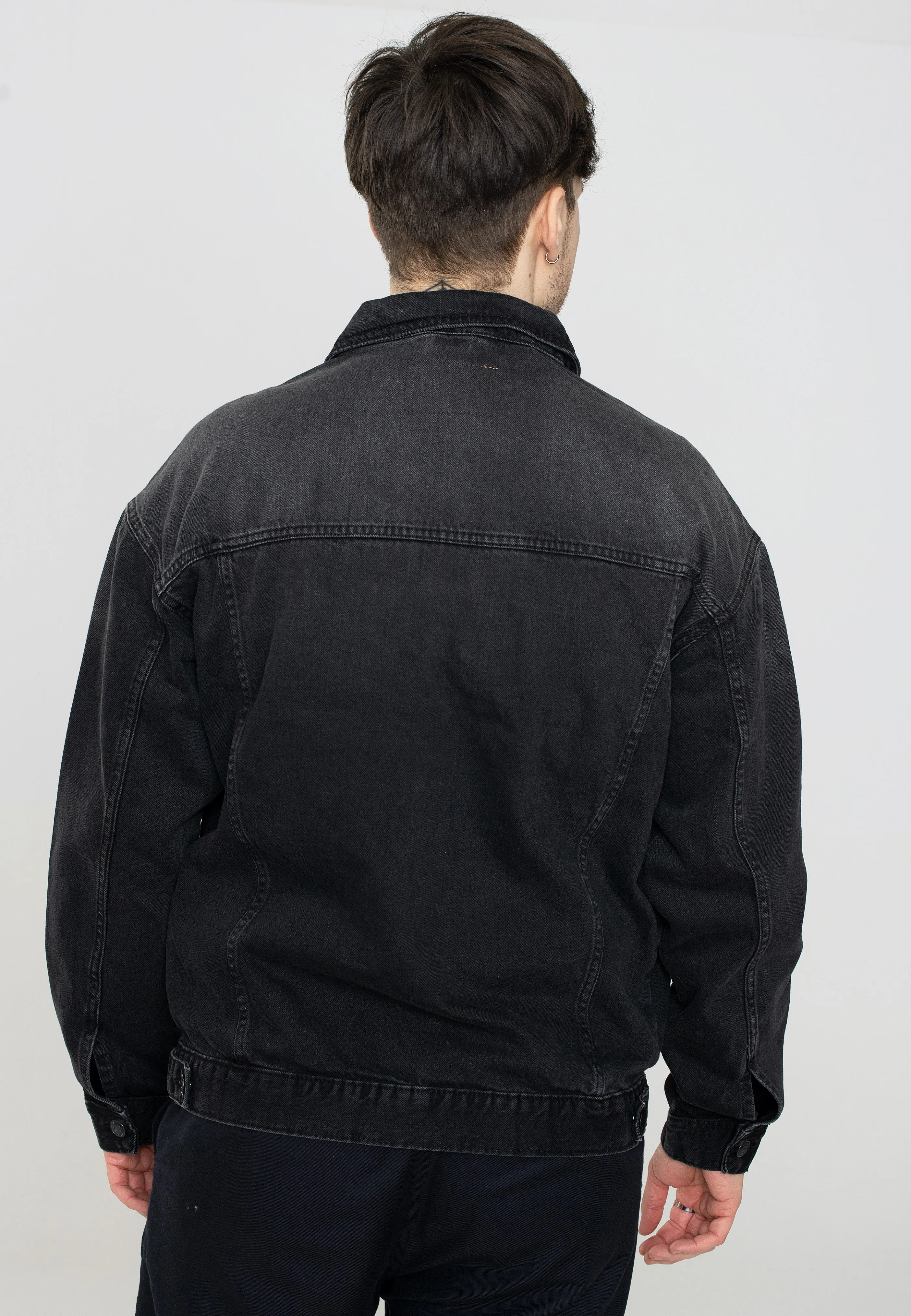 & Sons Black Jeans Jacket - Rick Ovz