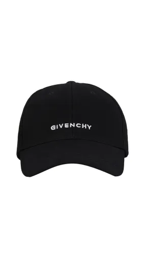 4G Black Baseball Cap with Embroidery