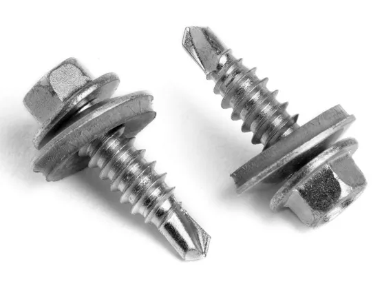 6.3 X 50 HEXAGON HEAD BI-METAL TEK 2 STITCHING SCREW A2 / SAE C1022