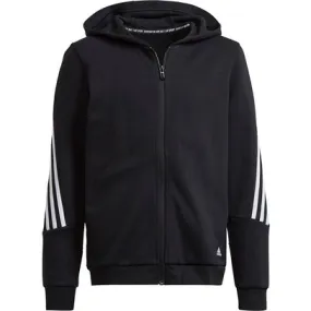 Adidas 3 Stripes Full Zip Boys Hoody