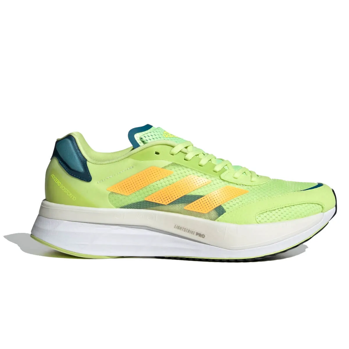 Adidas Adizero Boston 10 Men's Shoes in Pulse Lime