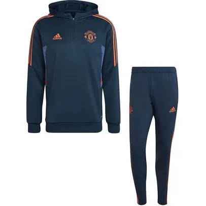 adidas Manchester United Hooded Training Tracksuit