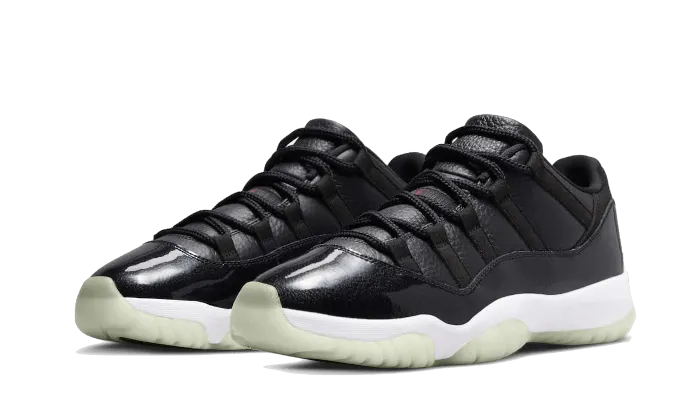 Air Jordan 11 Low 72-10 - Jordan Retro 11 Low Black Red - StockX