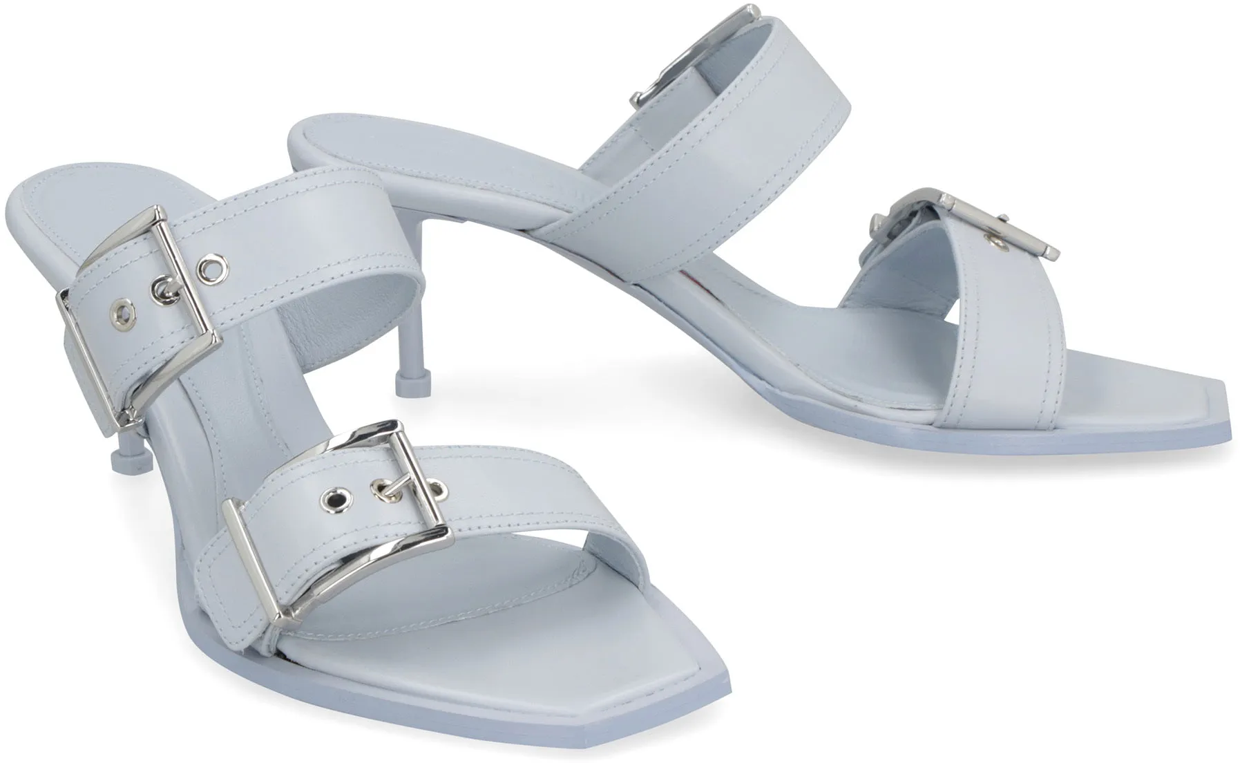 ALEXANDER MCQUEEN Luxurious Buckle Detailed Sandals