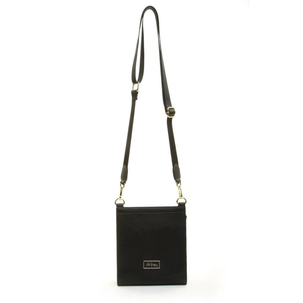 Alice Wheeler Bloomsbury Black Crossbody Bag