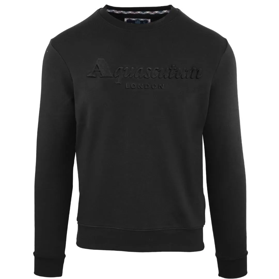 Aquascutum Men's Black Sweater FG0323 99