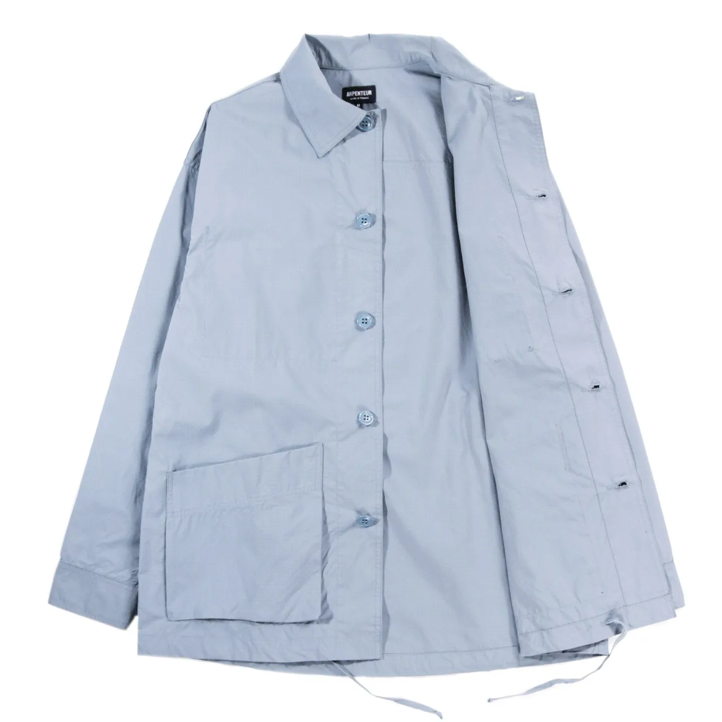 Arpenteur Cotton Nylon Ripstop Jacket in Sax Blue