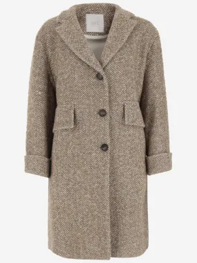 Balardi    Wool Blend Single Breasted Coat   ->   Balardi Wool Blend Coat