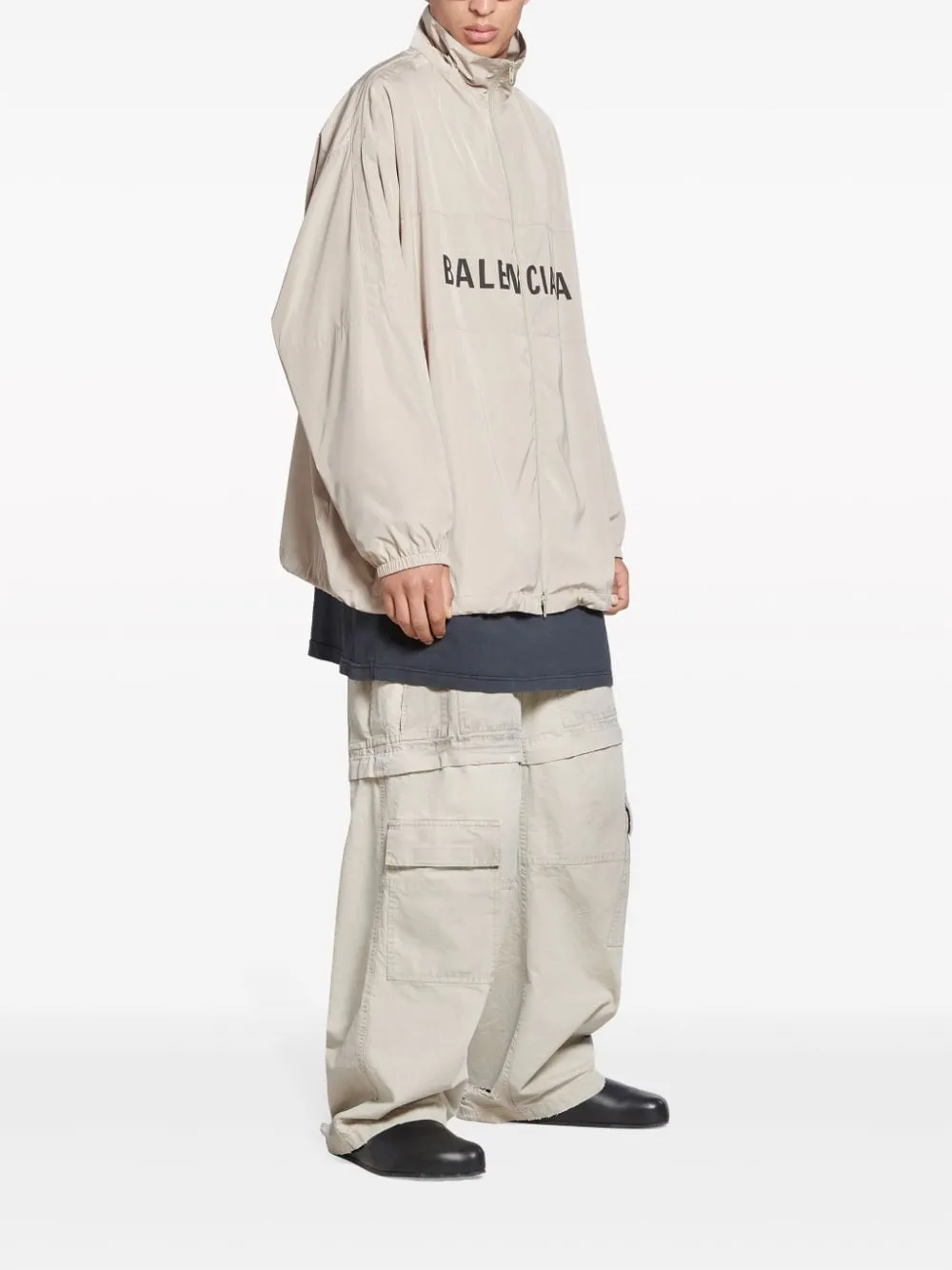 Balenciaga    Balenciaga Logo Windbreaker