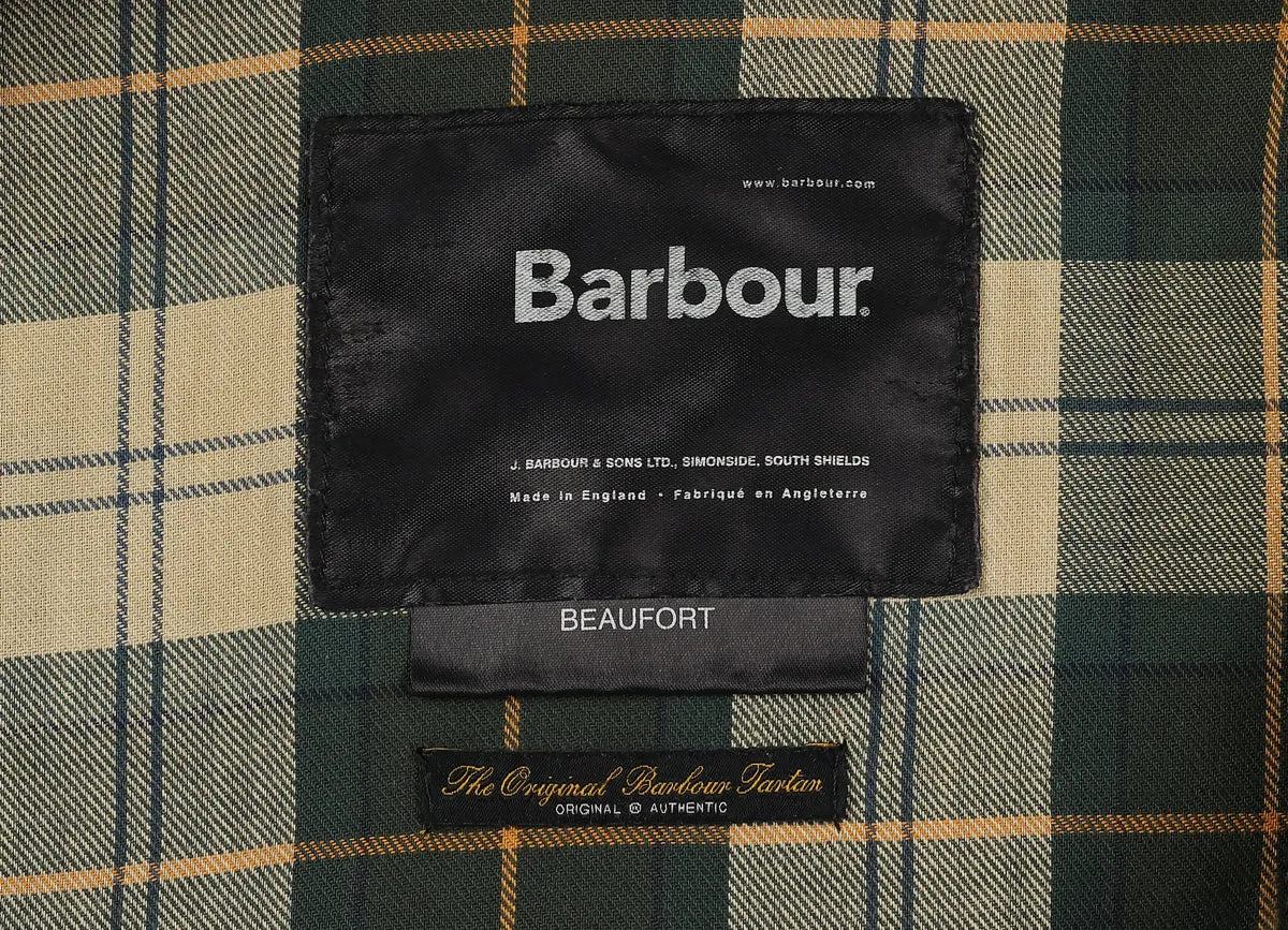 Barbour Beaufort Wax Jacket Coat Green XXL