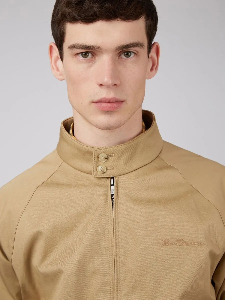 Ben Sherman Signature Sand Casual Harrington Jacket