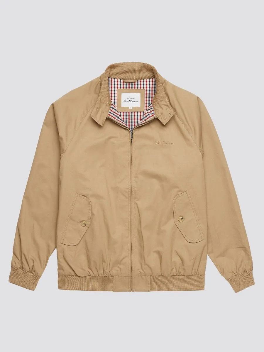 Ben Sherman Signature Sand Casual Harrington Jacket