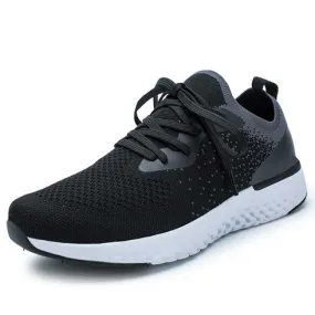 Black Flyknit Casual Pattern Texture Shoe Sneaker