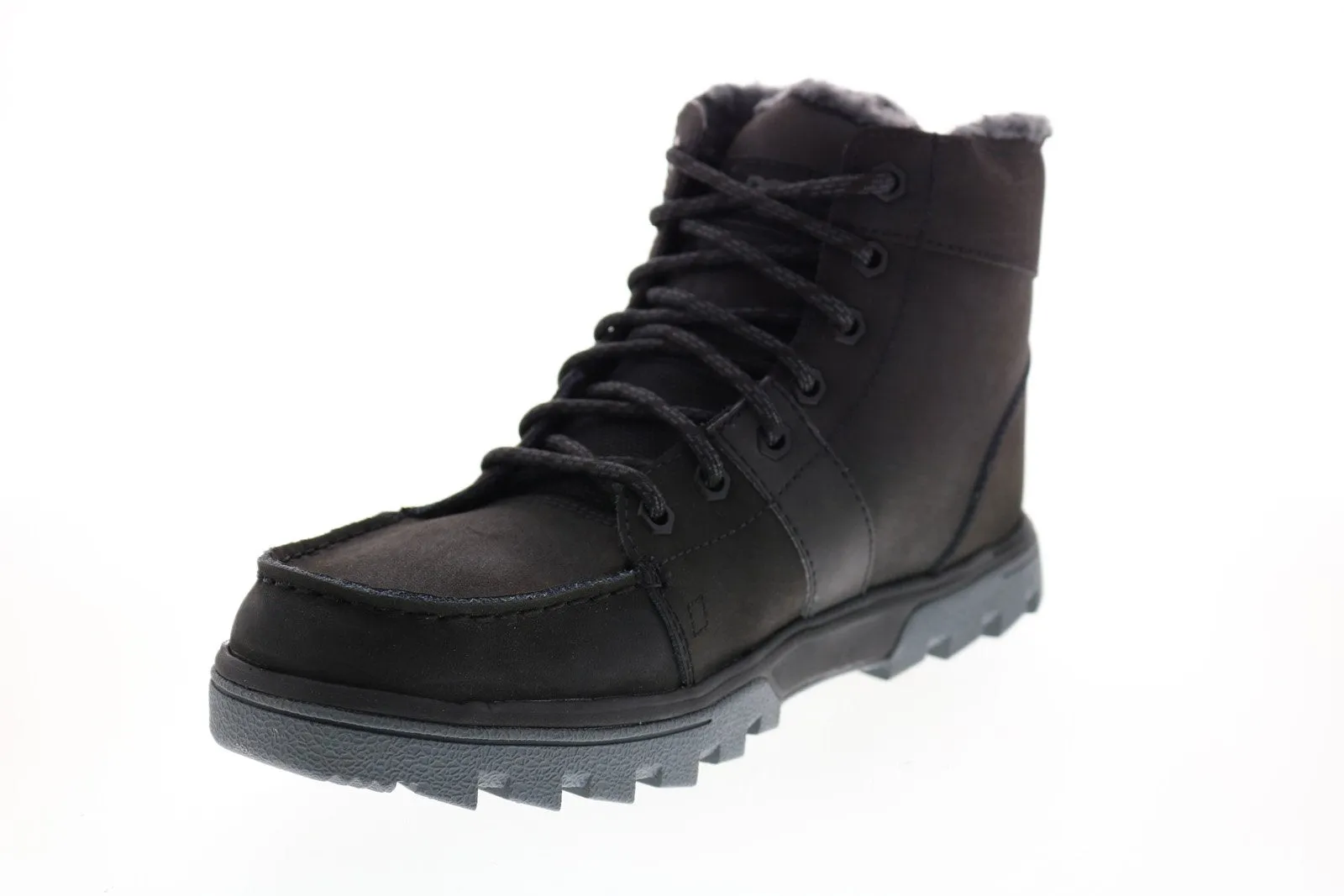 Black Nubuck Lace Up Dress Boots for Men by DC Woodland ADYB700033