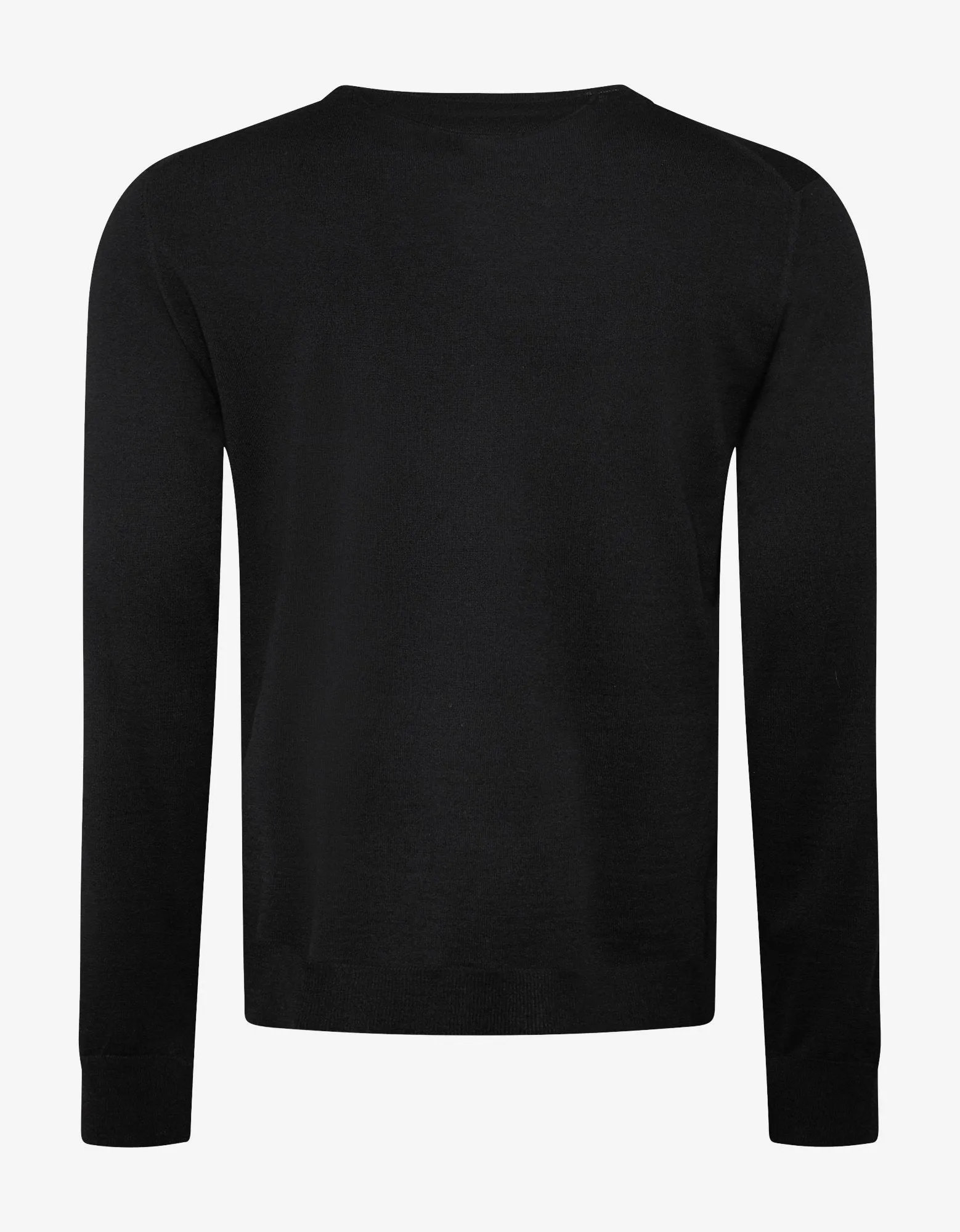 Black Wool Sweater with VLTN Logo