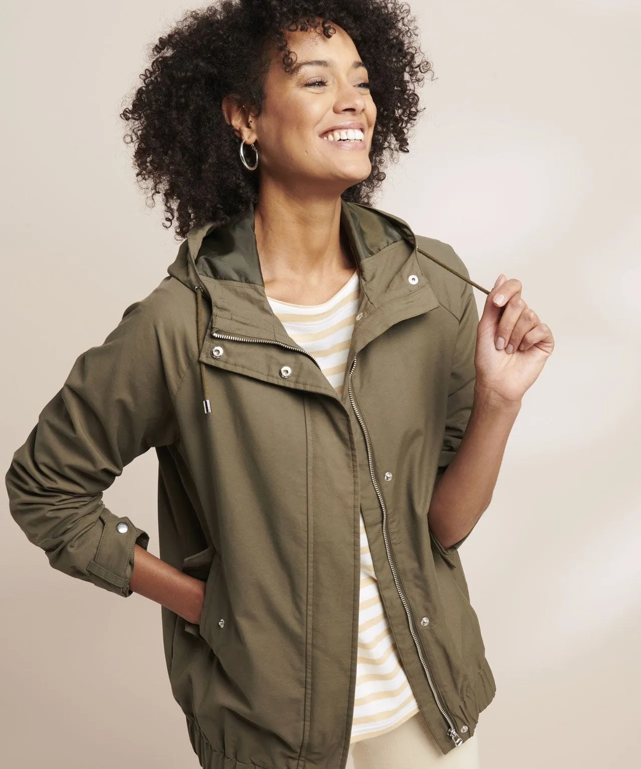 Stylish Blouson Coat