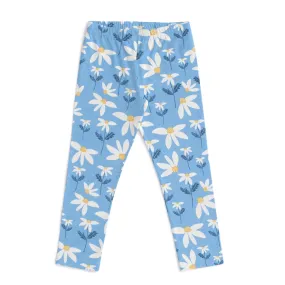 Blue Daisy Leggings