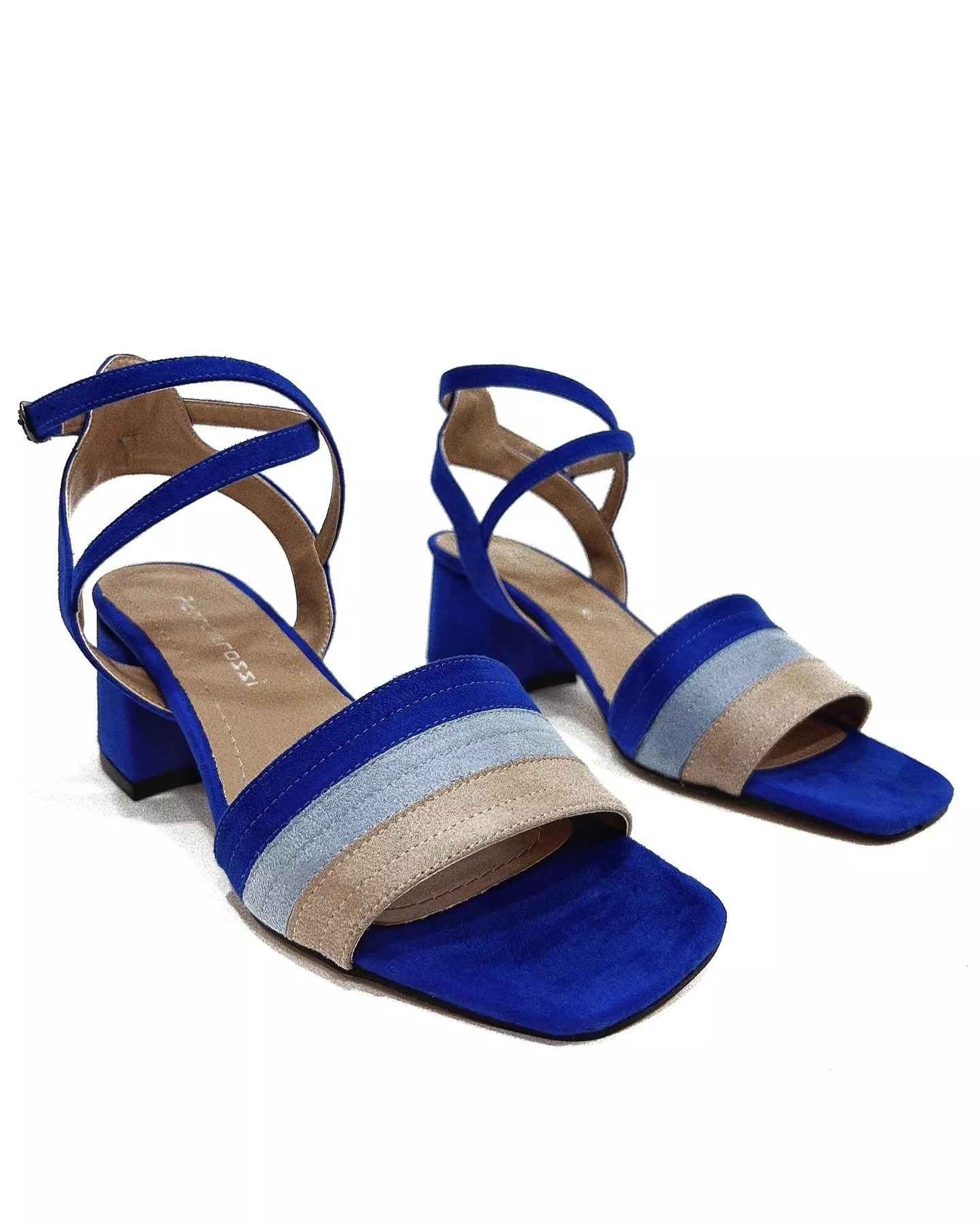 Blue Sandals for Women - Style E342