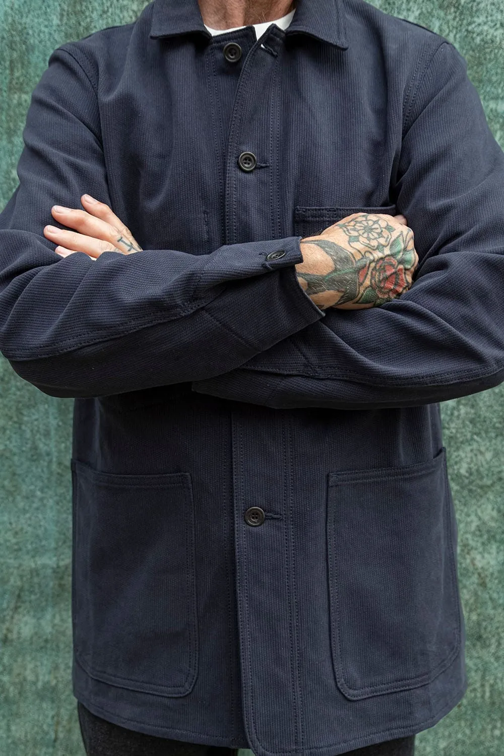 Bob Job Work Coat in Bedford Cord Fabric