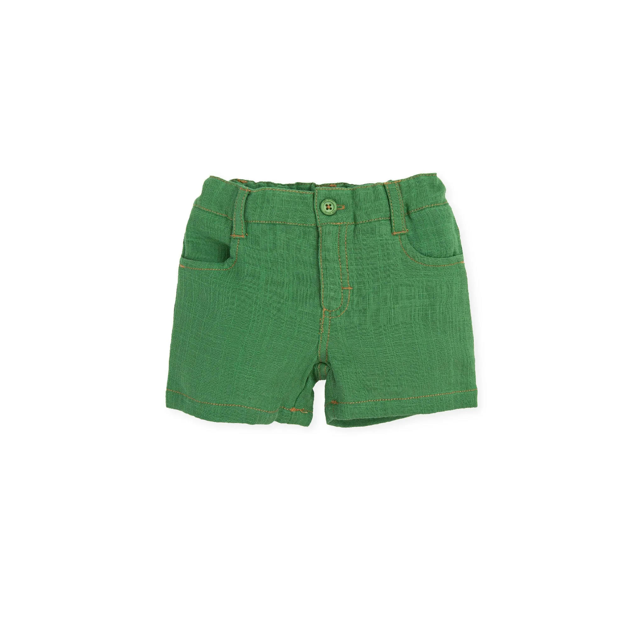 Boy Mi Casa Bermuda Shorts-Green