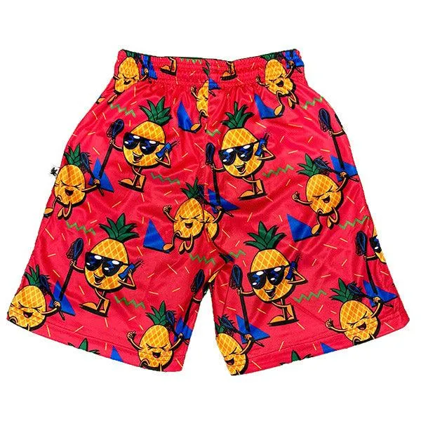 Boys Pineapple Lacrosse Shorts