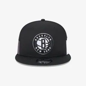 Brooklyn Nets Metallic Arch Black 9 Fifty Snapback Cap 'Black'