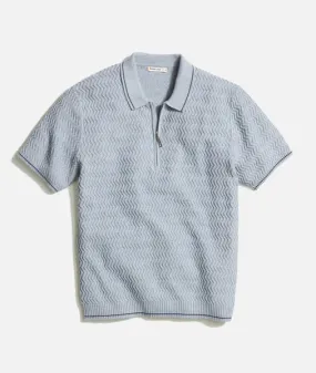 Bryce Zip-Up Sweater Polo