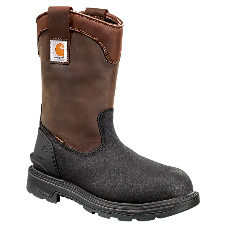 Carhartt Ironwood Insulated Wellington Boots, Brown Oil Tanned/Black Coated, Alloy Toe, Size 13 Medium