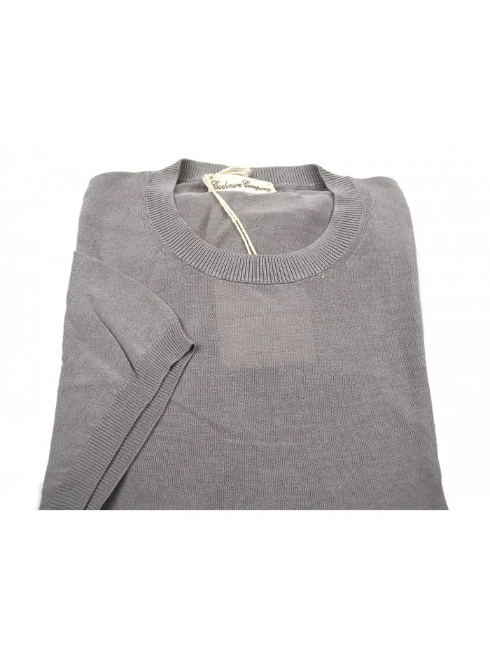 Men's Gray Cashmere Sweater EU108524 COL 813 - Size M by Cashmere Company