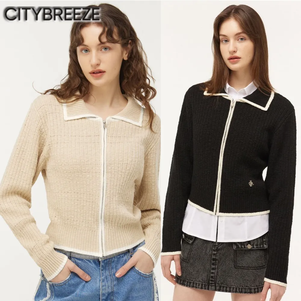 Casual Long Sleeve Plain Elegant Street Style - citybreeze