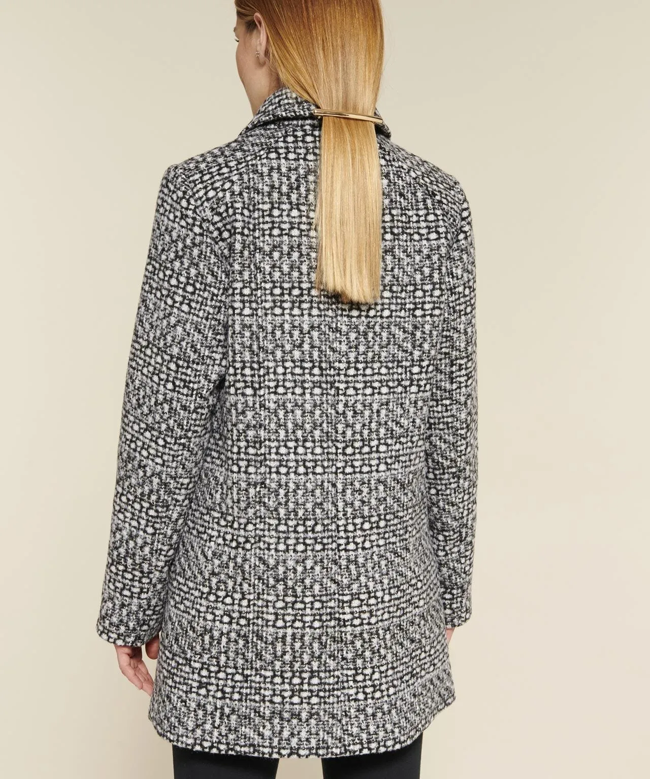 Trendy Check Coat