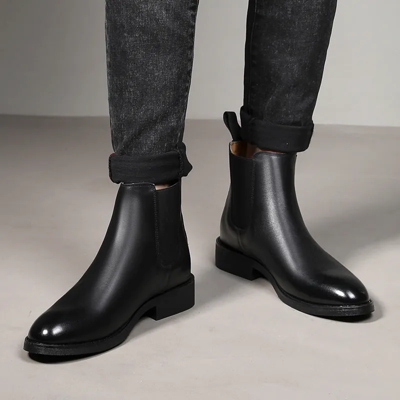 High Ankle Chelsea Boots