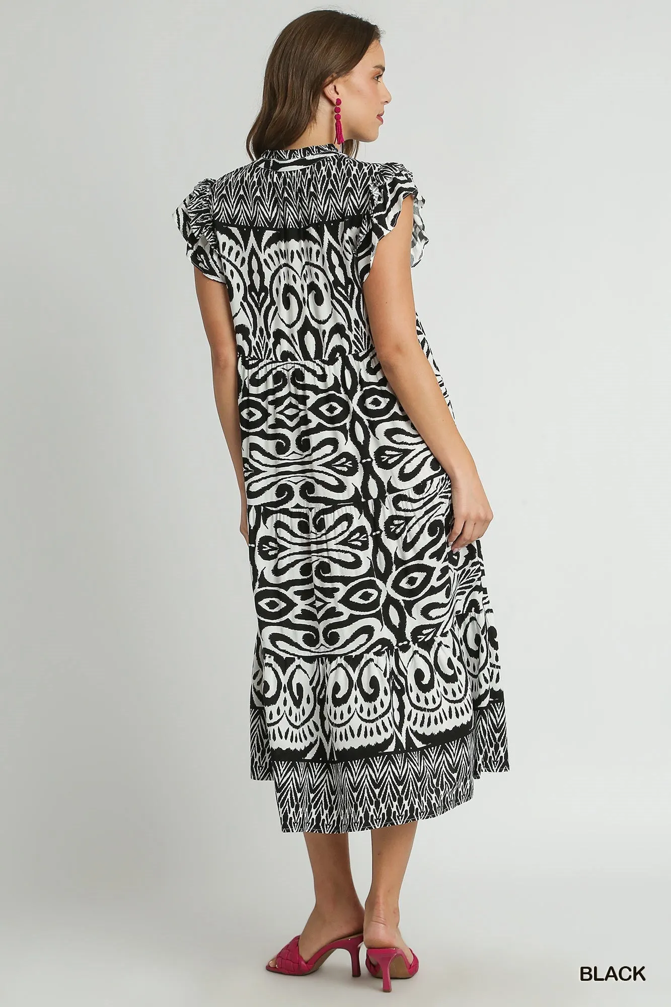 Chic Black Midi Dress - Quincy Collection