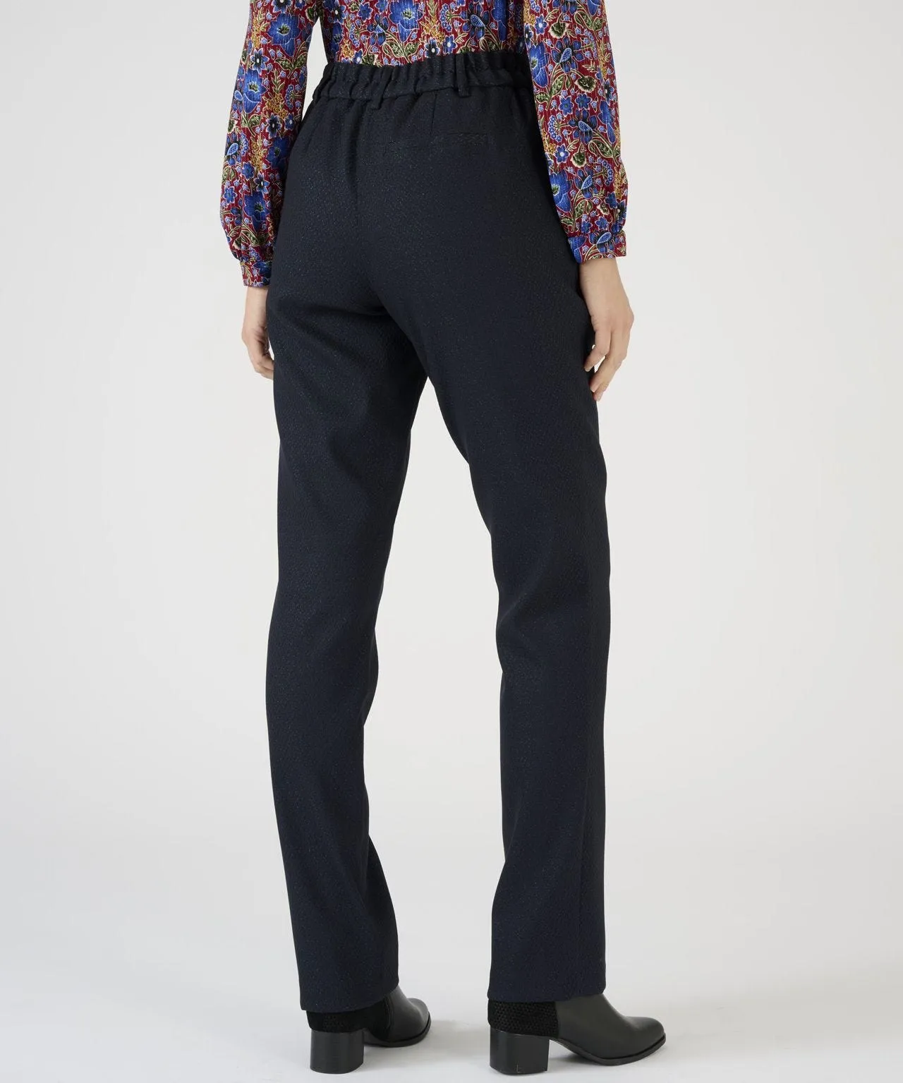 Chic Jacquard Trousers