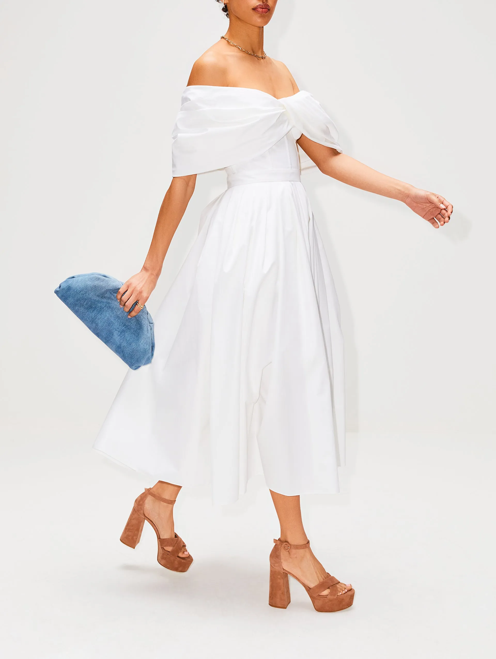 Cotton Midi Dress