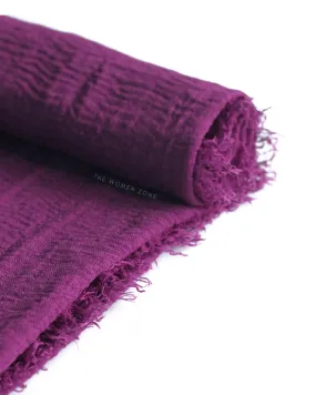 Crinkle Hijab in Berry Color