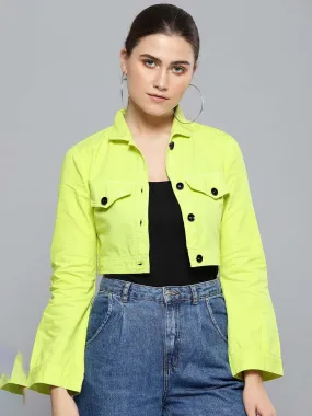 Crop Twill Jacket