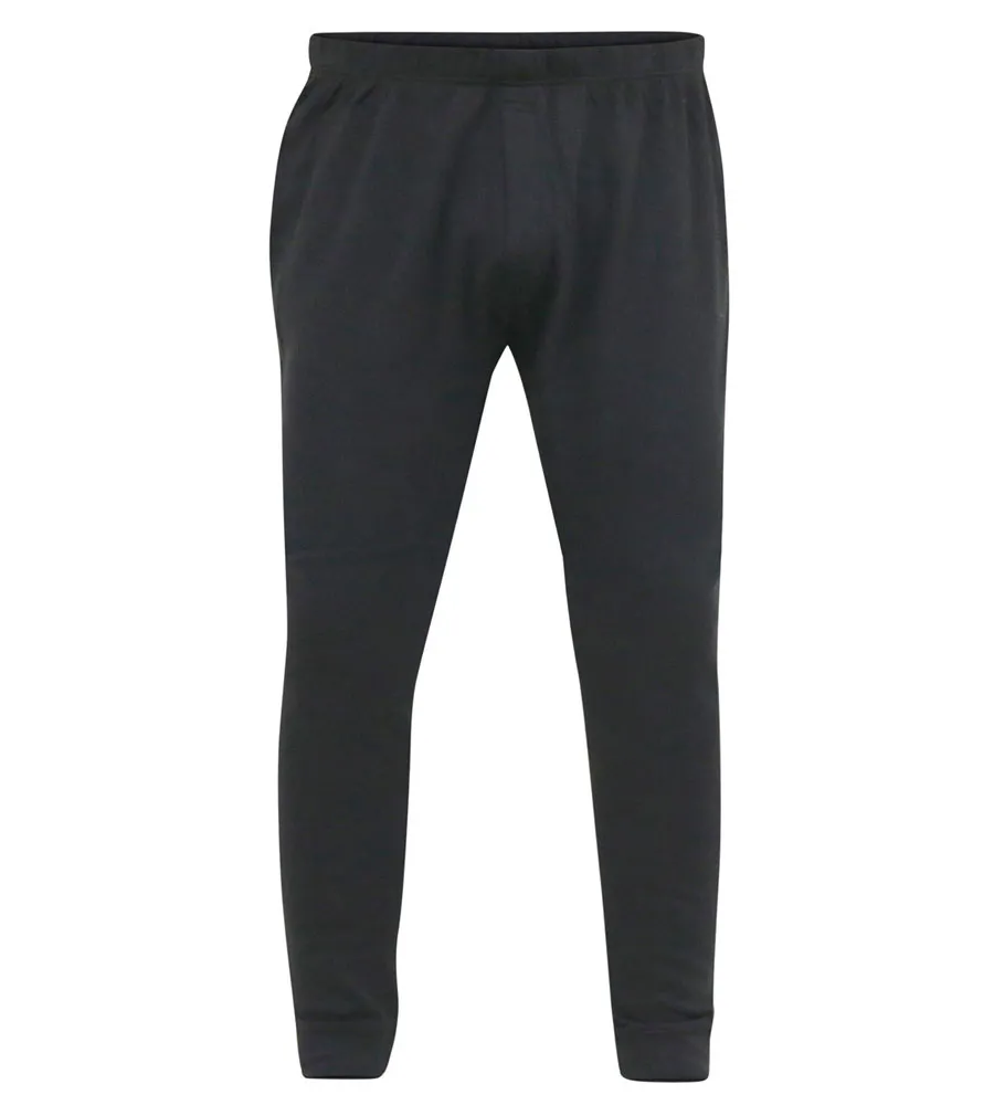 D555 Black Thermal Long Johns Trousers (BOSTON)