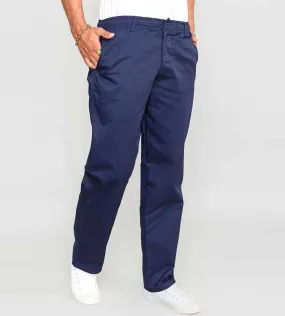 D555 Full Elasticated Waist Mens Navy Rugby Trousers Pants