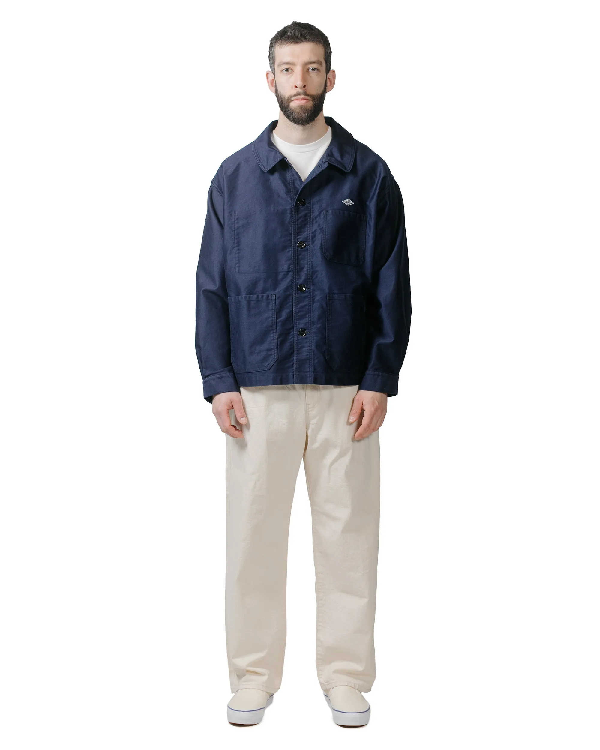 Danton Blue Wide Coveralls Moleskin