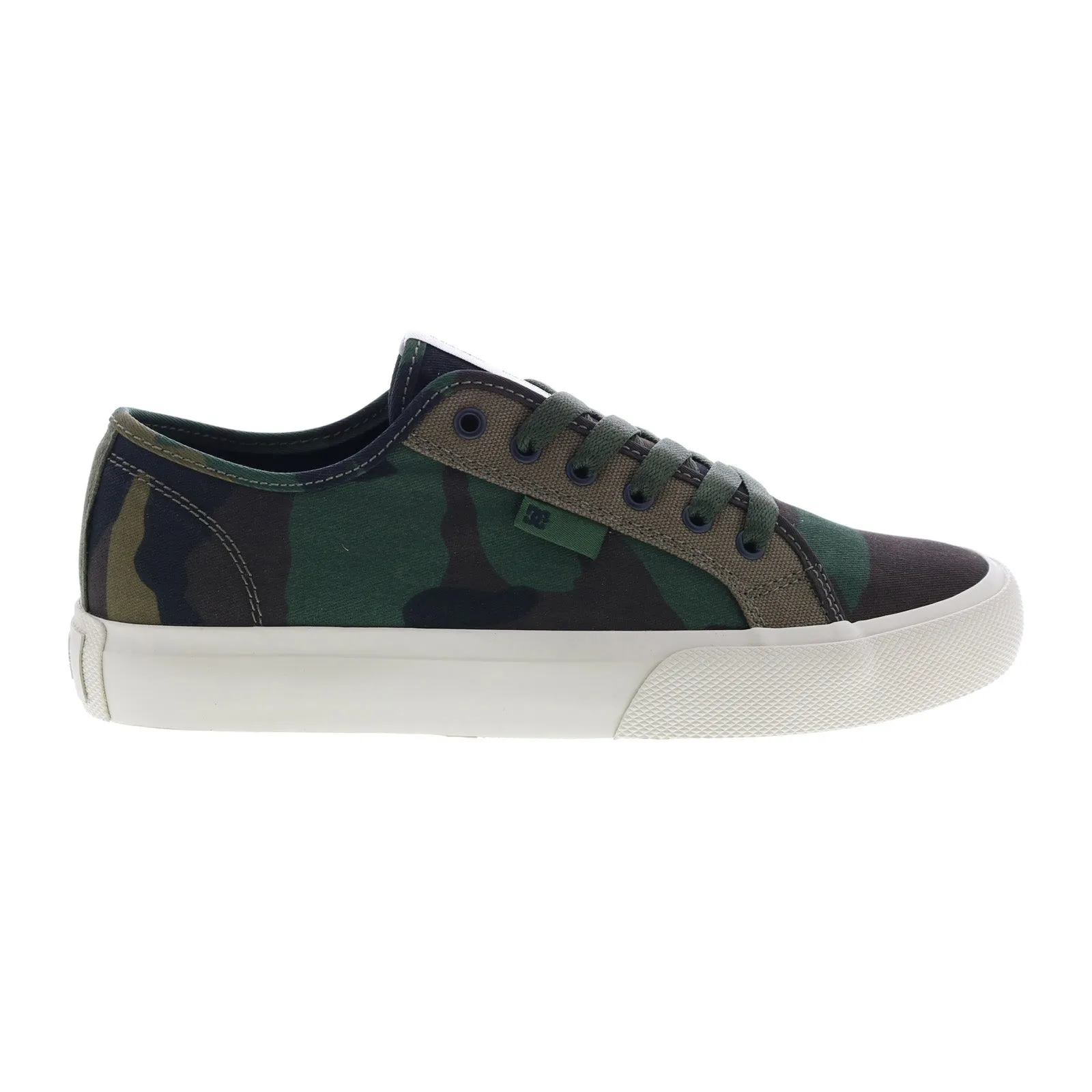 DC Men's Green Canvas Skate Sneakers - ADYS300672-CMO