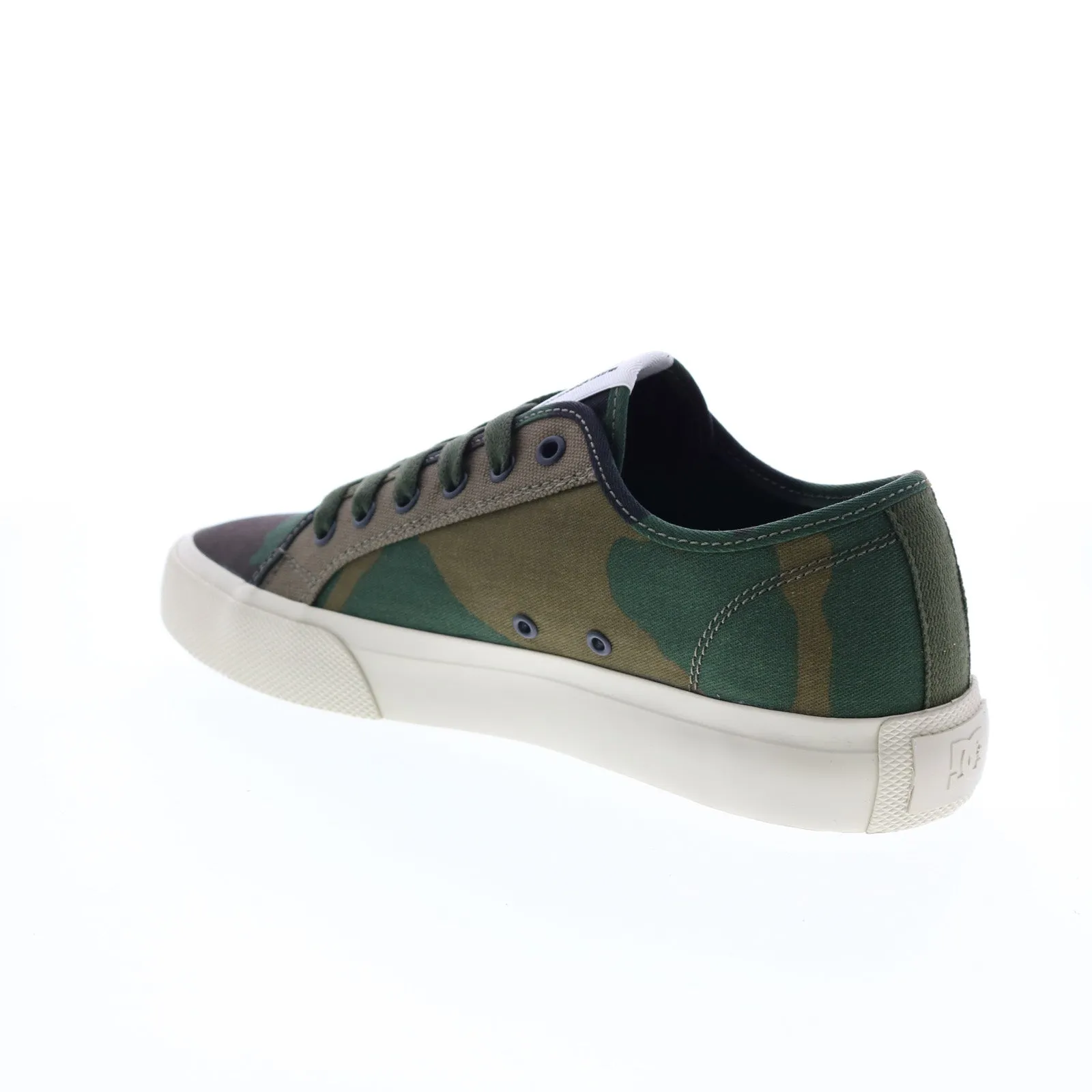 DC Men's Green Canvas Skate Sneakers - ADYS300672-CMO