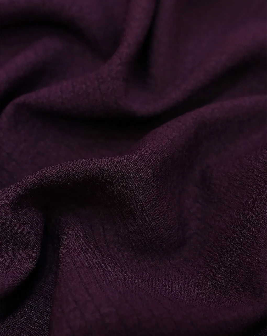 Deep Purple Bubble Crepe Textile