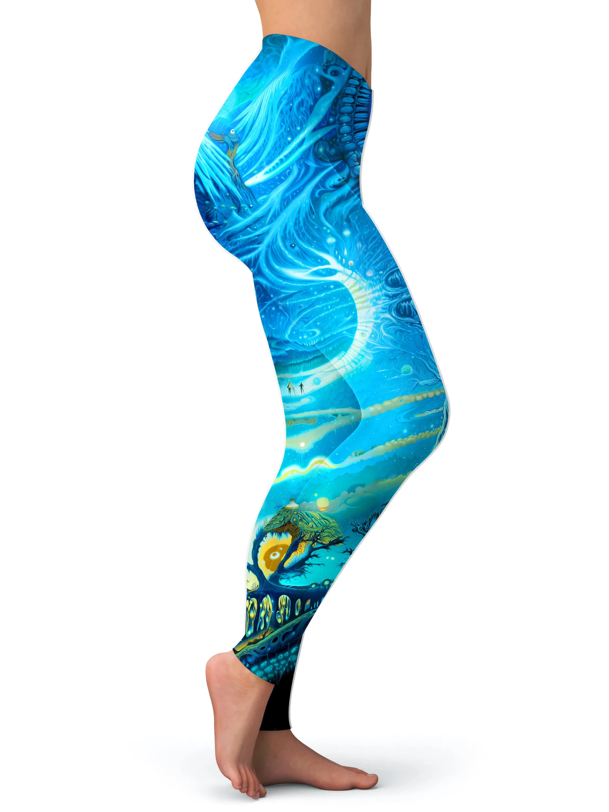 Wisdom Leggings - Deep Blue