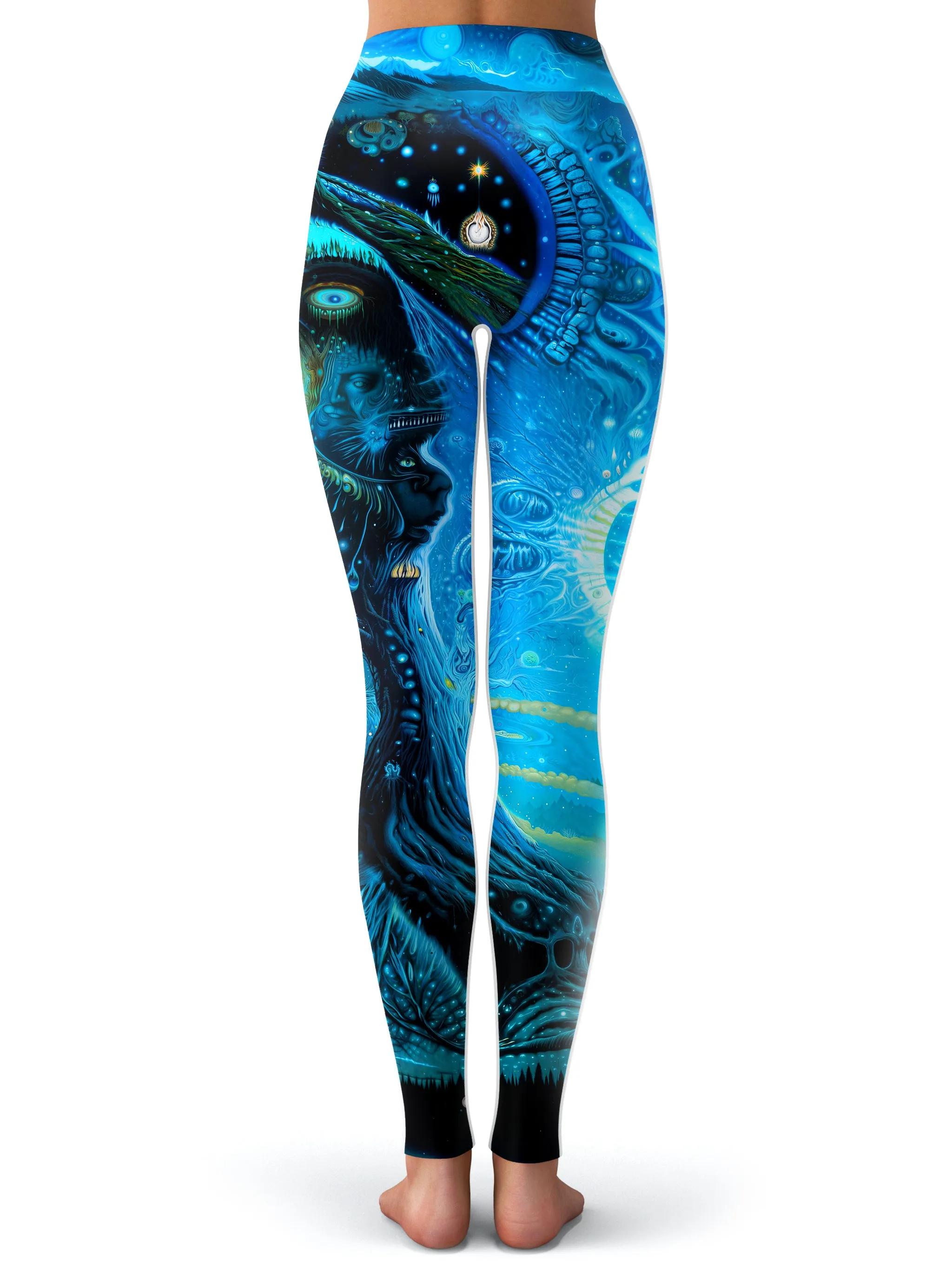 Wisdom Leggings - Deep Blue