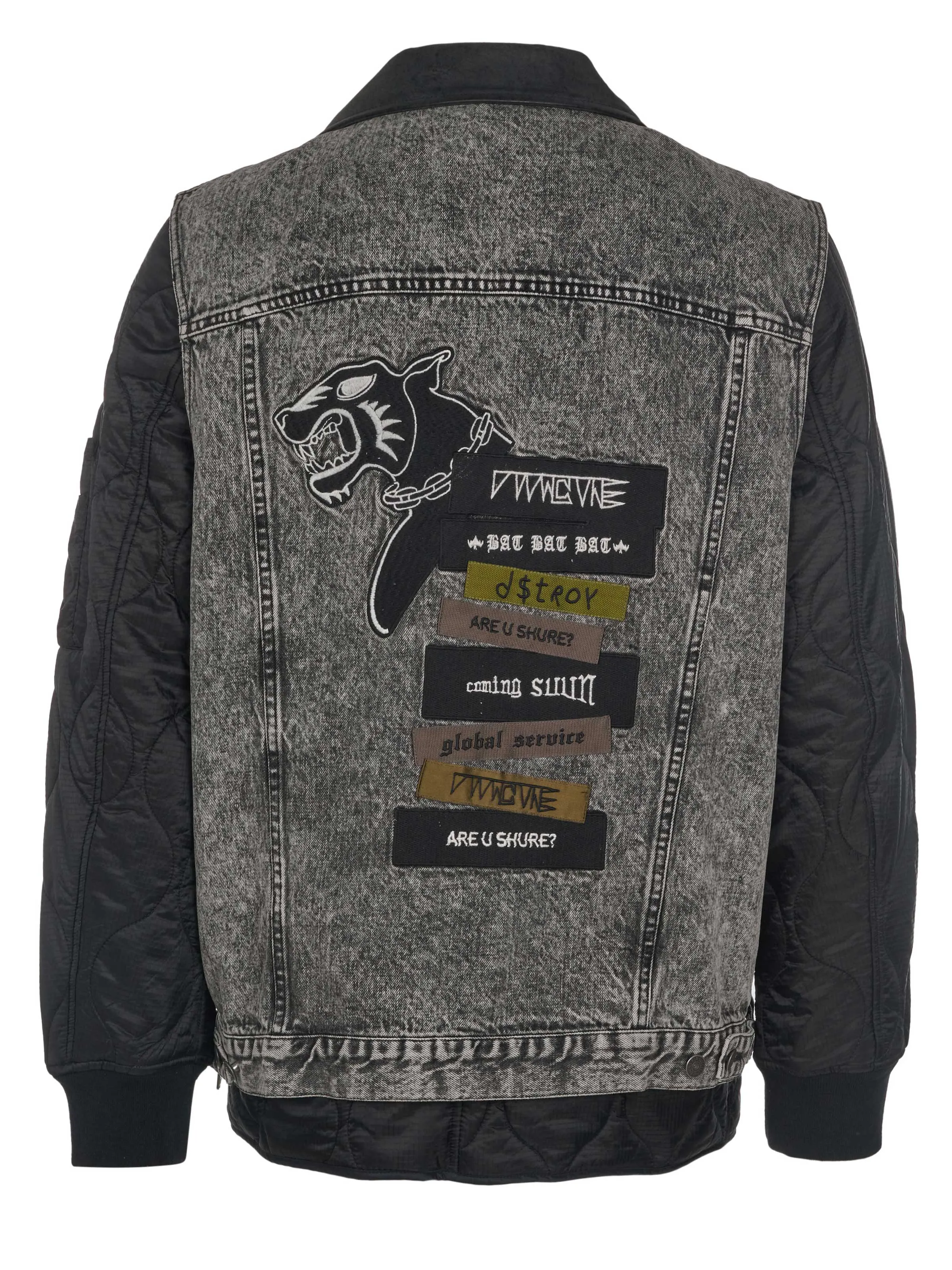 Diesel Black Grey Jacket.