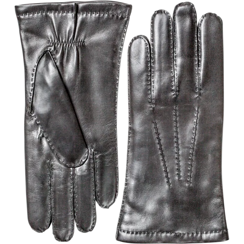 Dress glove cashmere lined lambskin black