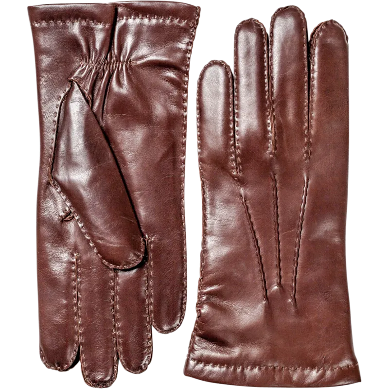 Dress glove cashmere lined lambskin chestnut