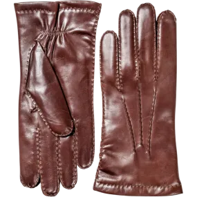 Dress glove cashmere lined lambskin chestnut