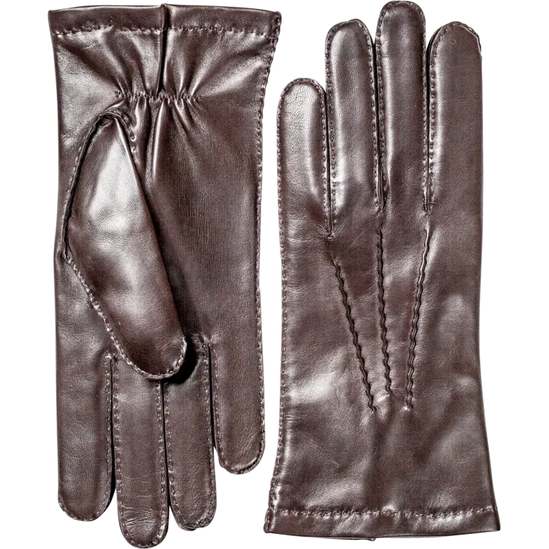 Dress glove cashmere lined lambskin espresso